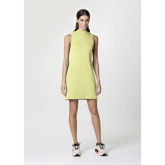 Vestido Sem Manga Gola Alta Em Malha - 0B5KWB8EN4 - Verde