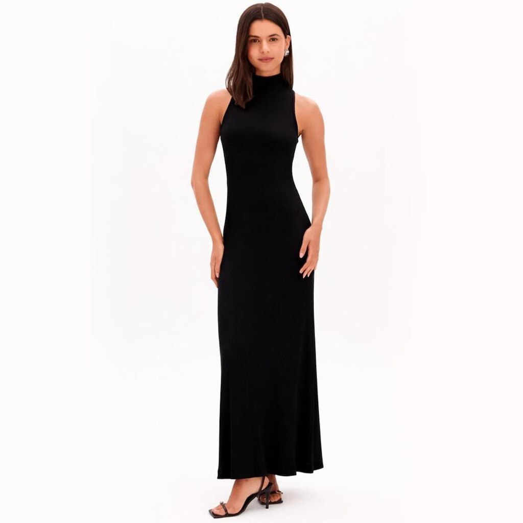 Vestido Super Mid Lança Perfume Canelada Feminino