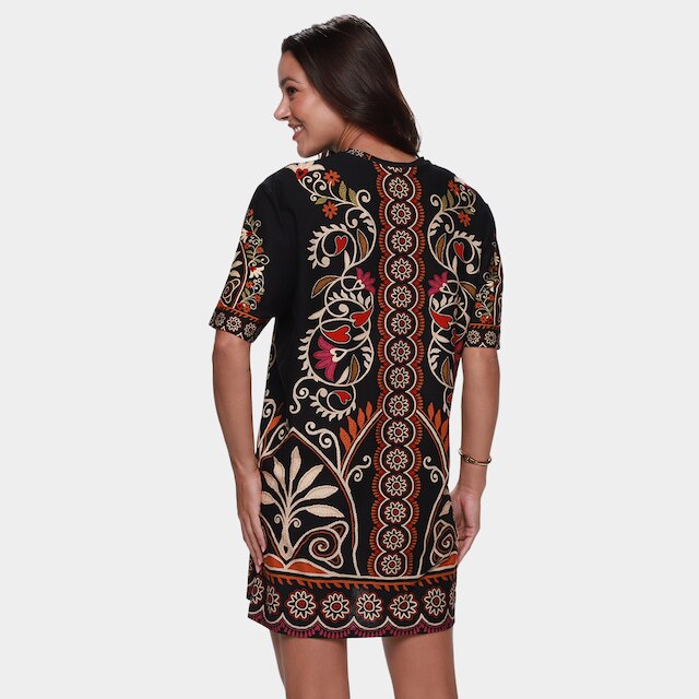 Vestido Tshirt Farm Casual Feminino