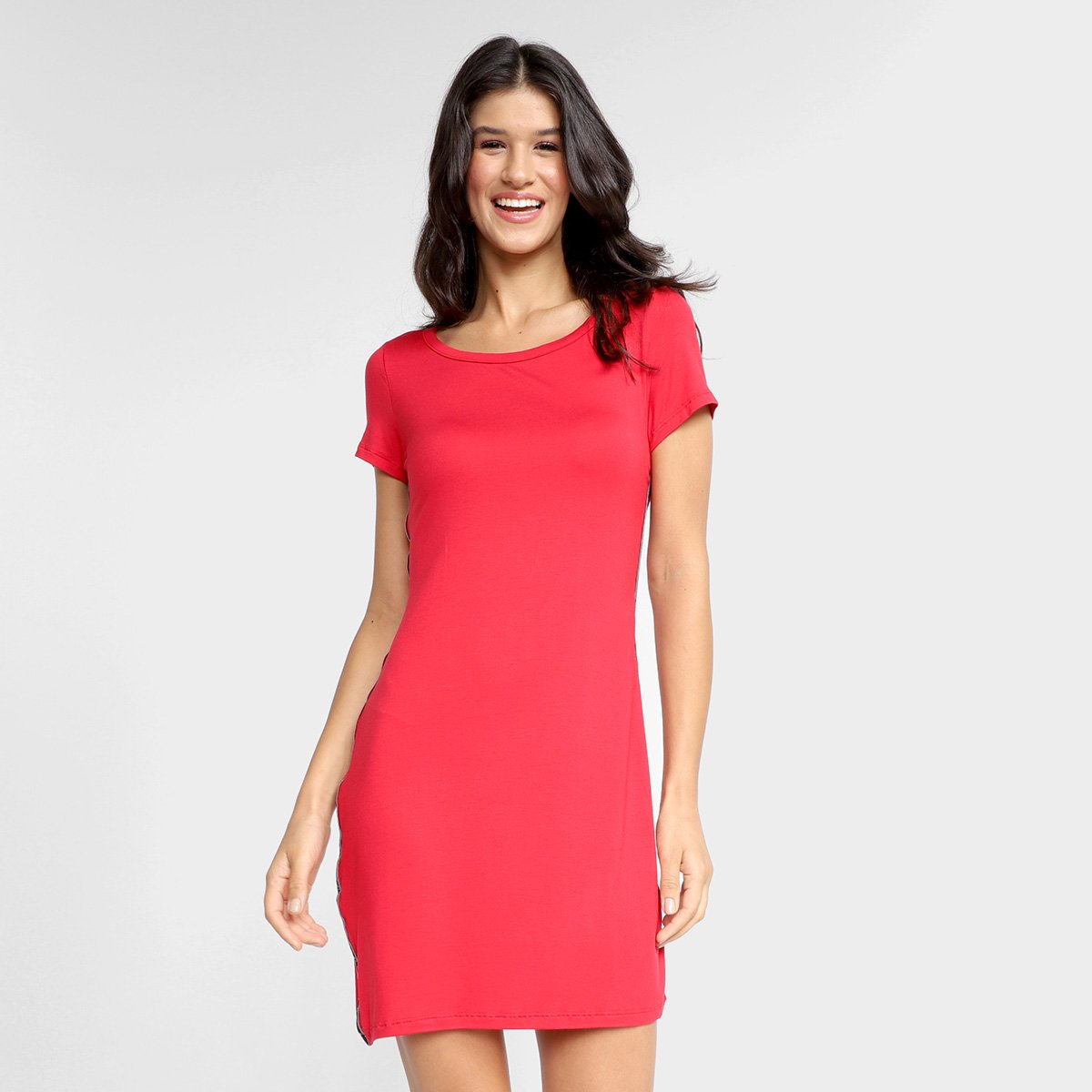 Vestido Tubo Curto Colcci Feminino - Vermelho Menor preço em Vestido Tubo Curto Colcci Feminino - Vermelho