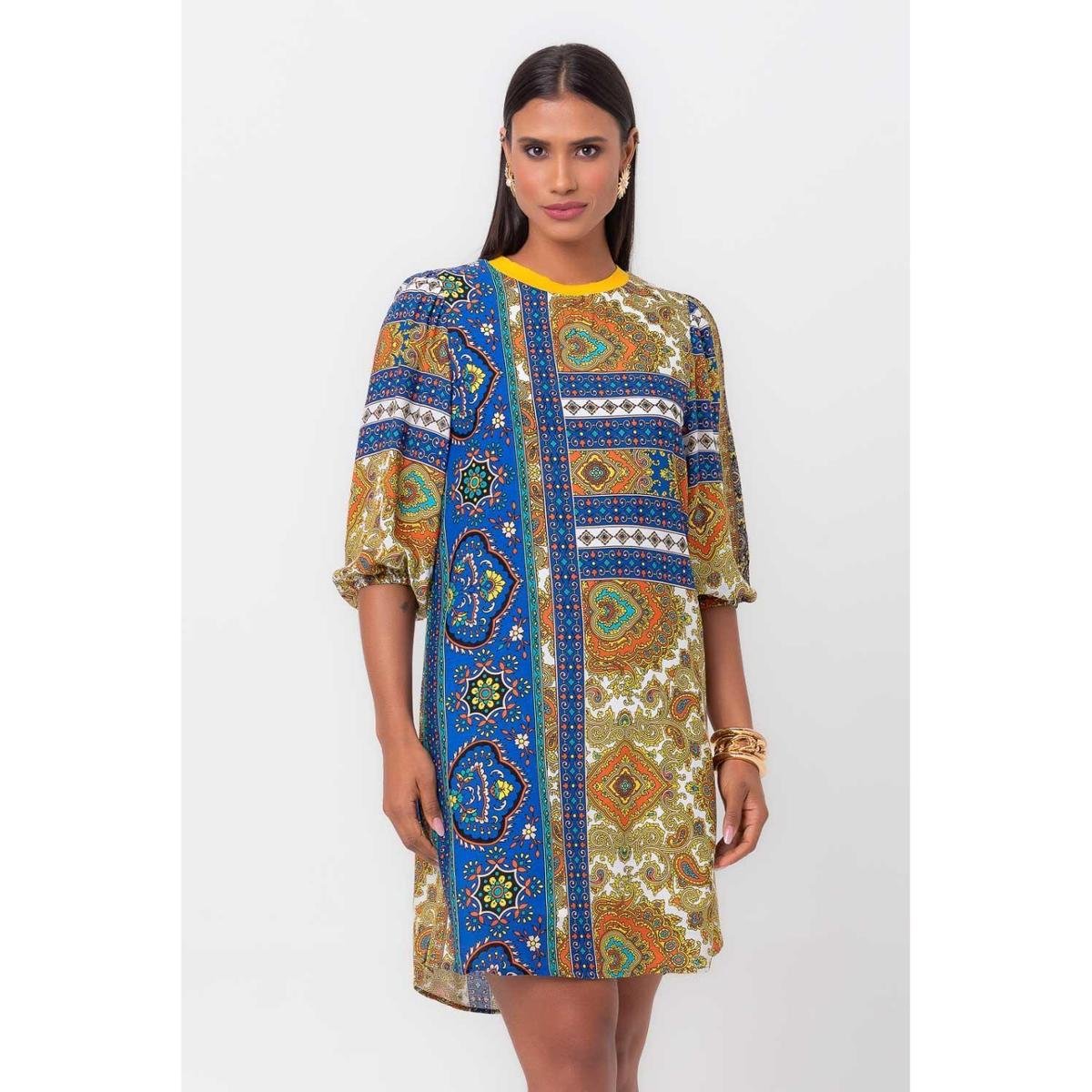 Vestido Viscose T-Shirt Ejo Pequiá Menor preço em Vestido Viscose T-Shirt Ejo Pequiá