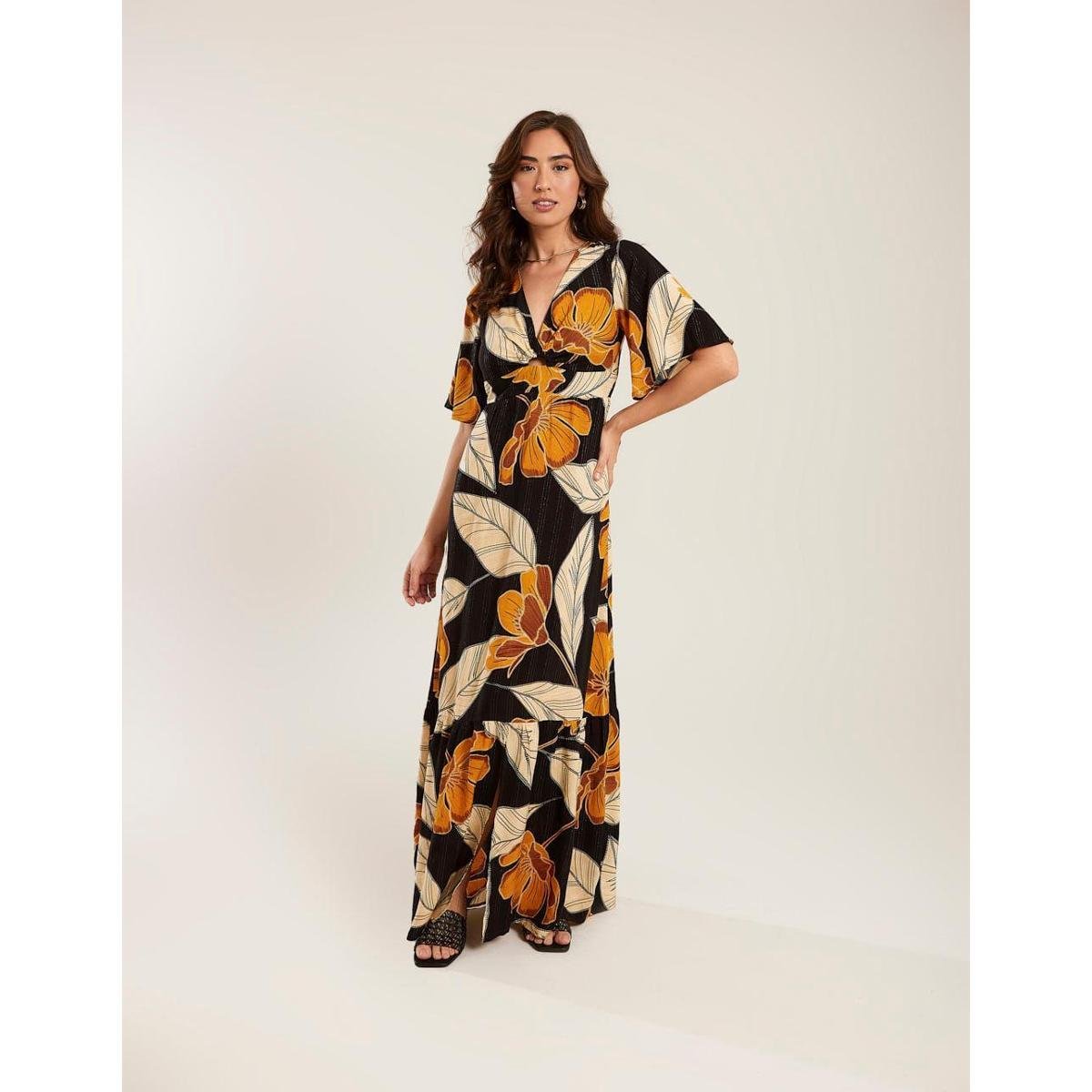 Zinzane Feminino Vestidos Vestido Longo Zinzane Festa Vestido