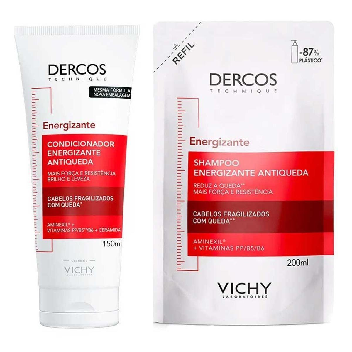Vichy Dercos Energizante Kit - Condicionador + Shampoo Refil Kit - Incolor é ruim? Vichy Dercos Energizante Kit - Condicionador + Shampoo Refil Kit - Incolor é boa?