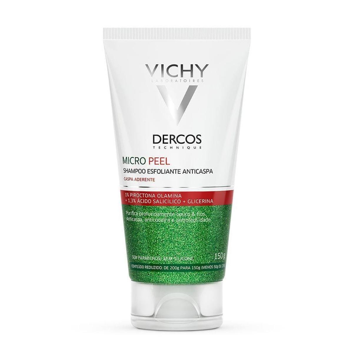 Vichy Dercos Micro Peel - Shampoo Esfoliante 150ml Menor preço em Vichy Dercos Micro Peel - Shampoo Esfoliante 150ml