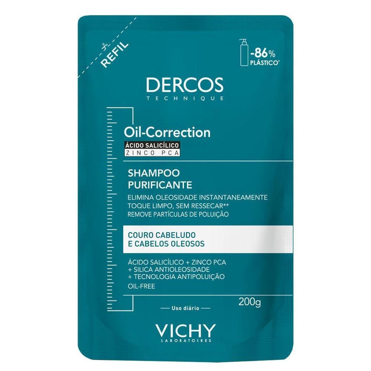 Vichy Dercos Oil-Correction Shampoo Purificante Refil - 200g 200g