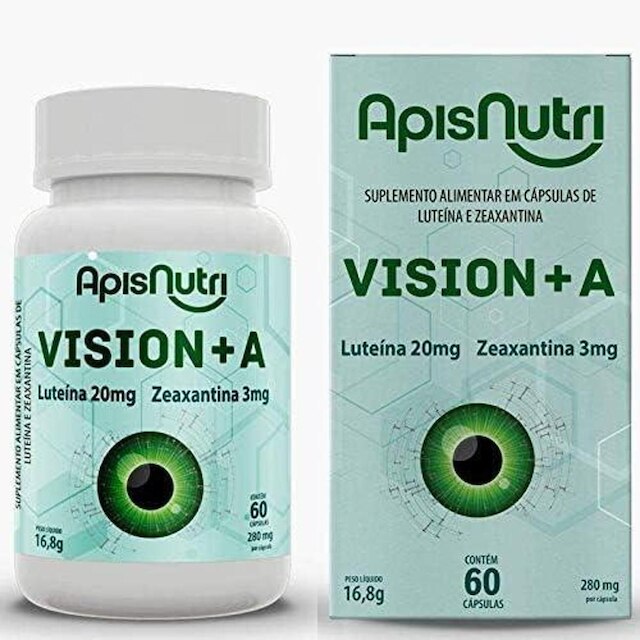 Vision + A Luteína 20mg  Zeaxantina 3mg (60 caps)