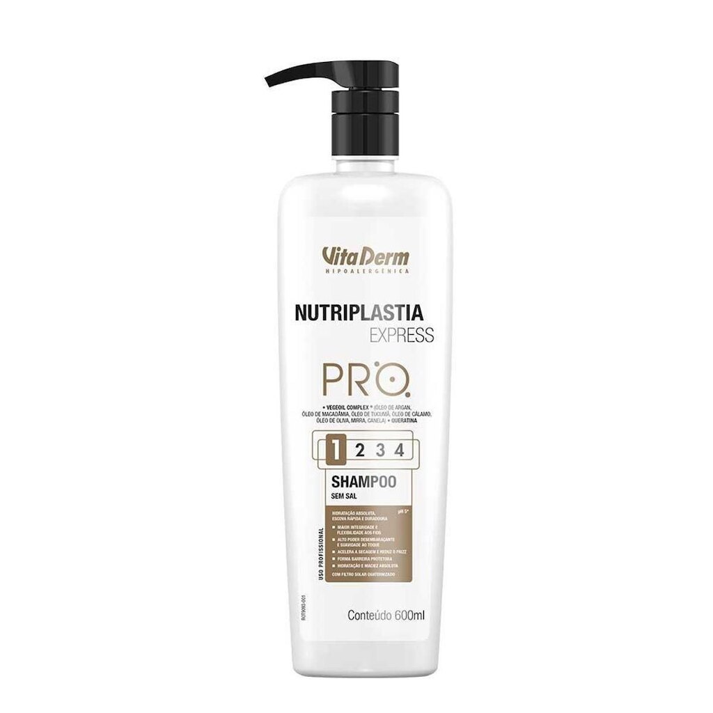 Vita Derm Nutriplastia Express Shampoo 600ml