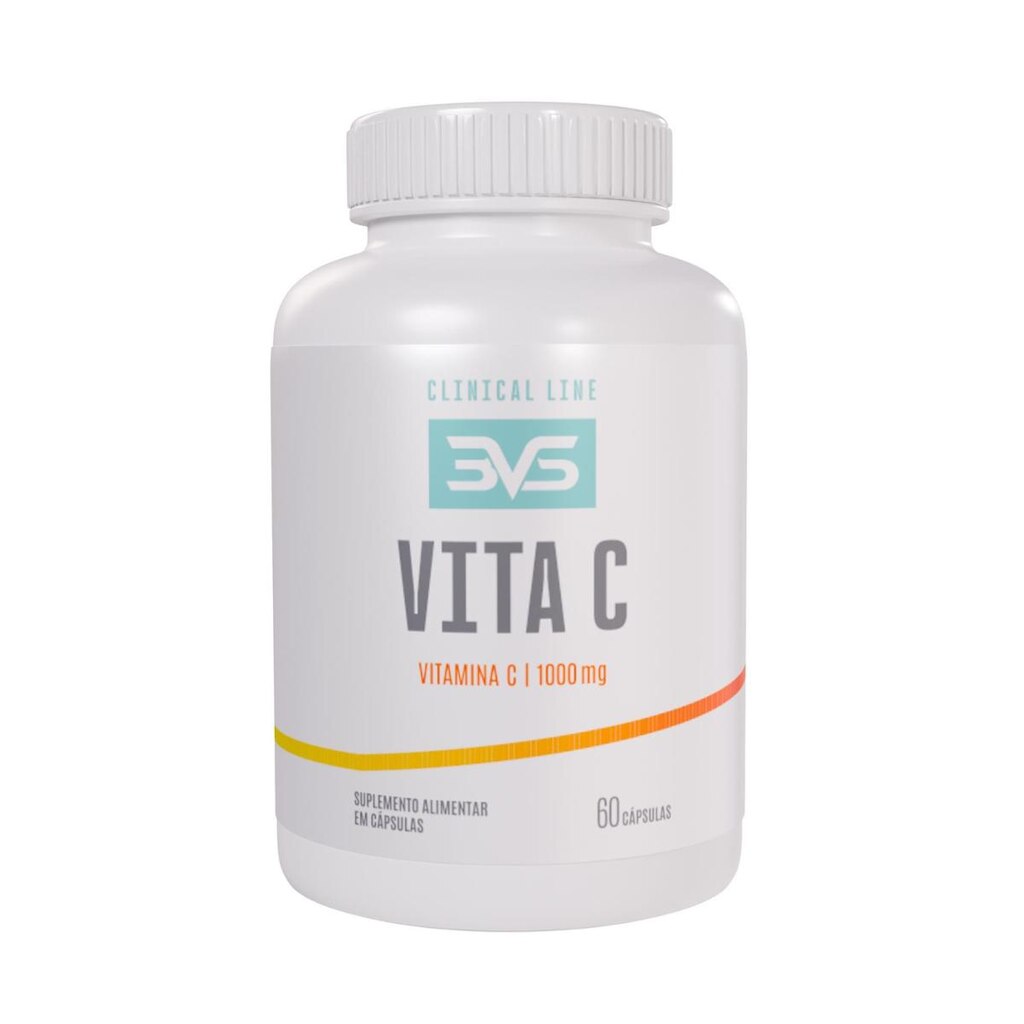 Vitamina C 100 Pura E Concentrada 60 Cápsulas Fórmula Exclusiva Com 1000mg Por Cápsula