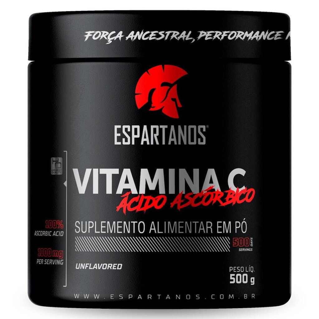 Vitamina C em Pó Sem Sabor - Espartanos