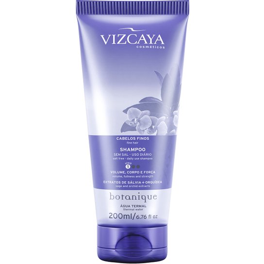 Vizcaya Shampoo Cabelos Finos 200ml - Incolor