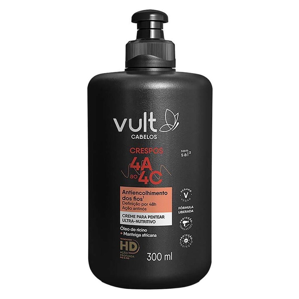 Vult Crespos Creme Para Pentear 300ml