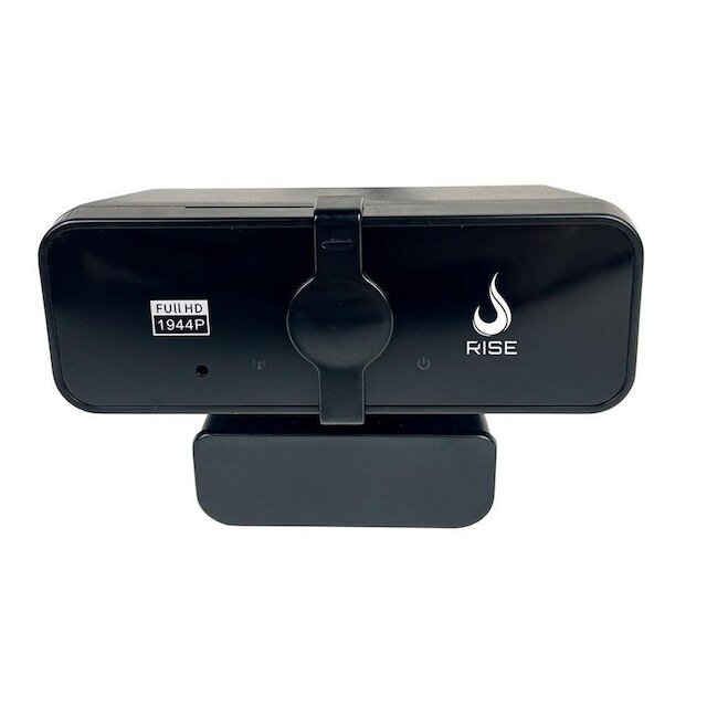 Webcam Rise Mode Vision Double Mic, 1080P, 30 FPS, 2x Microfone Digital, USB, - RM-WECM-1080D-B