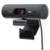 Webcam + Suporte Logitech Brio 500 Full HD, 1080p, 30 FPS, com Microfones Duplos, USB, - Preto