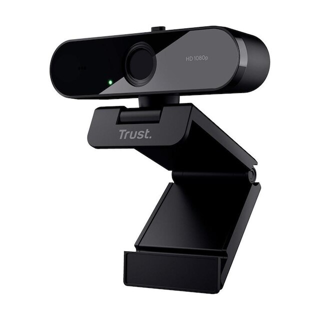 Webcam Trust TW-200 Full HD 1080p, Microfone de Longo Alcance, Filtro de Privacidade, USB, - 24734