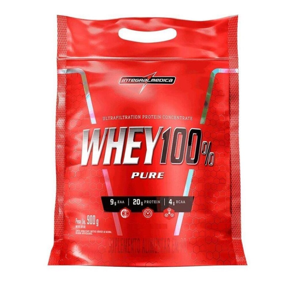 Whey Integralmédica 100% Pure Refil 900g Protein Suplemento