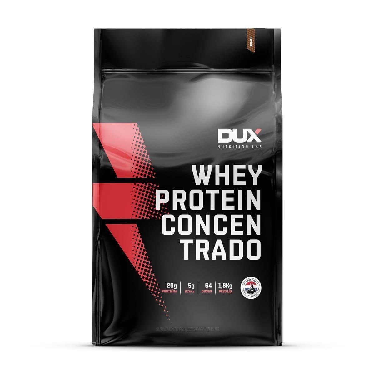 Menor preço em Whey Protein Concentrado - 1800g Refil Cookies - Dux Nutrition
