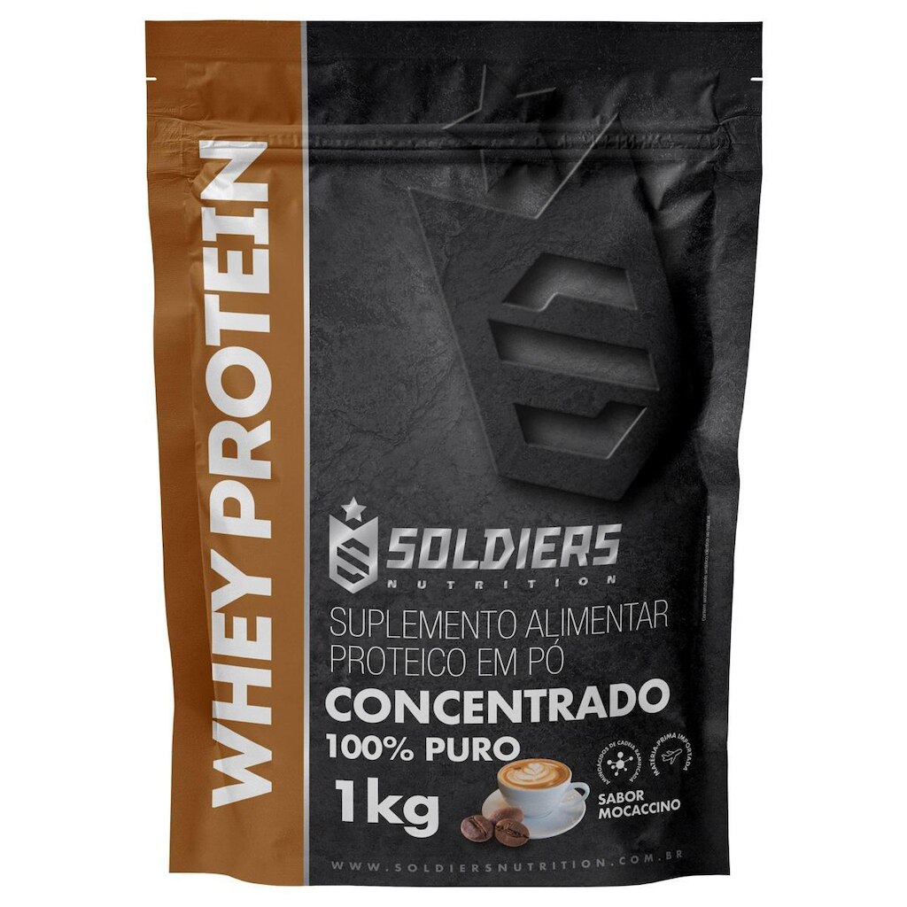 Whey Protein Concentrado 1Kg Soldiers Nutrition