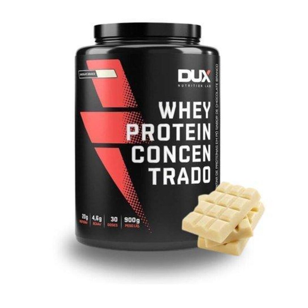 Whey Protein Concentrado - Pote 900g Dux Nutrition