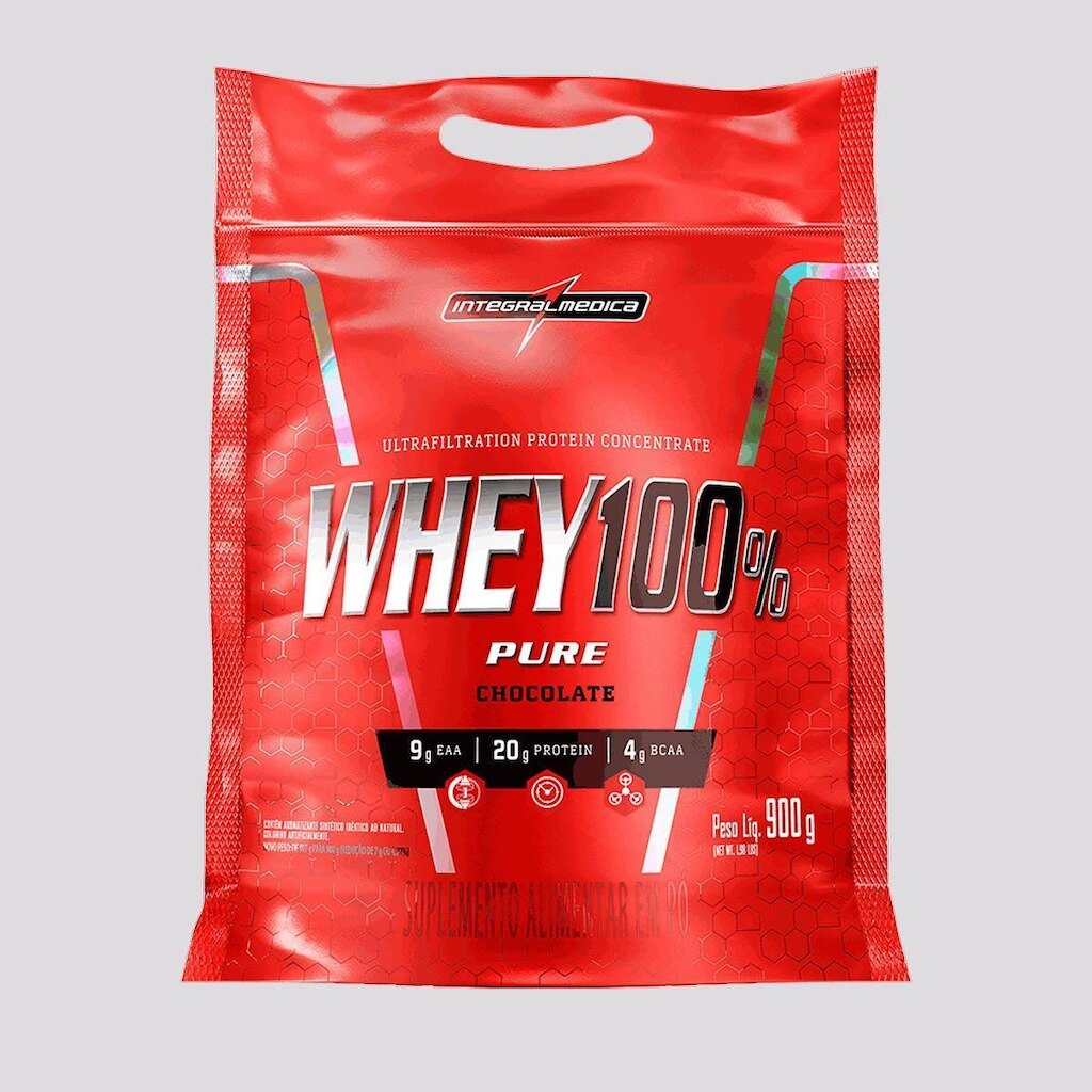 Whey Protein IntegralMedica 100% Pure Refil 900g