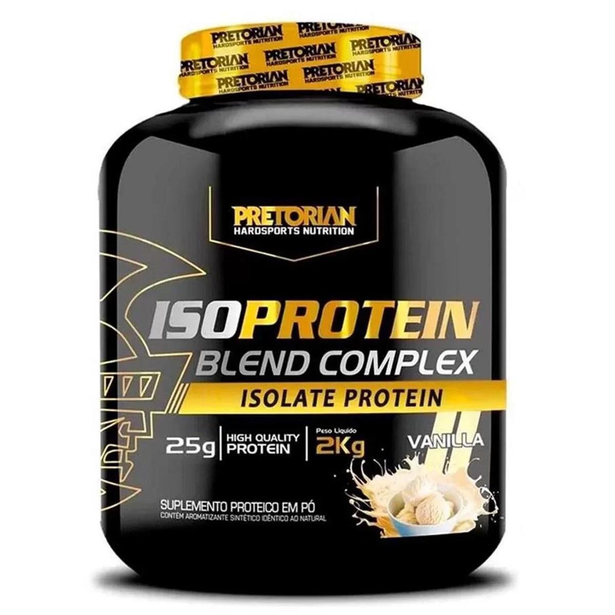 Whey Protein Isolado Iso Blend Complex 2Kg Pretorian Baunilha Zattini