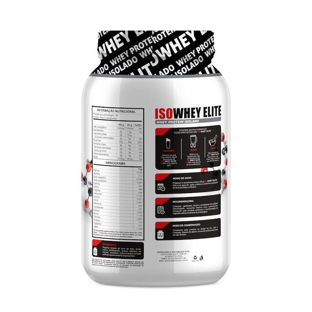 Whey Protein Isolado IsoWhey Elite 907g - Forbis Nutrition