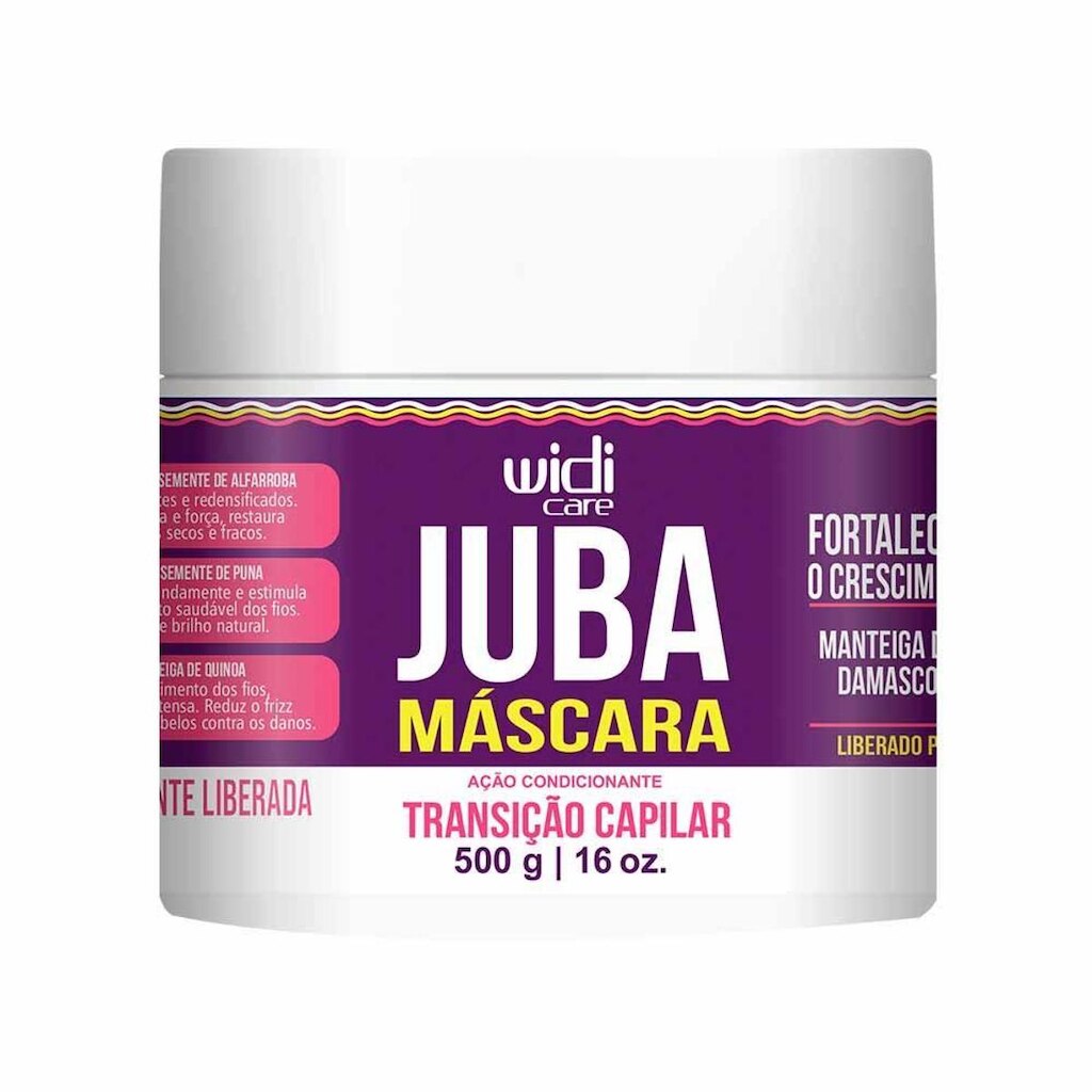Widi Care Juba Transição Máscara Condicionante 500g