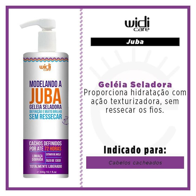 Widi Care Modelando a Juba Geléia Seladora 300g