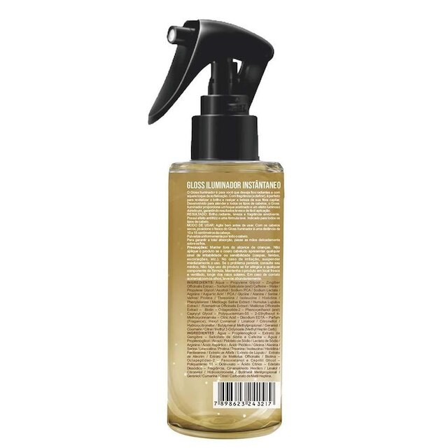 Widi Care Super Shine Gold Iluminador Perfumado 120ml