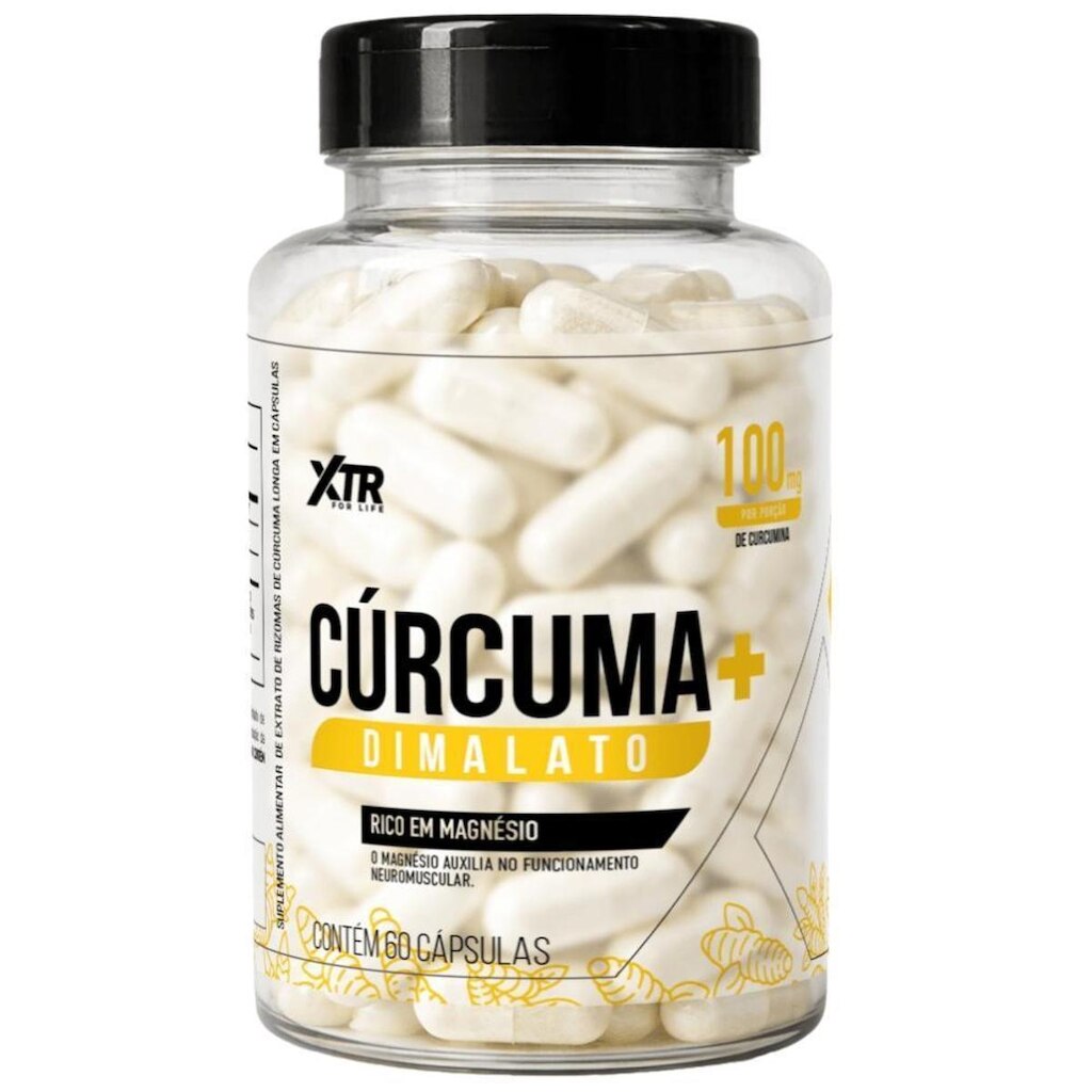 XTR For Life Cúrcuma Dimalato Rico em Magnésio 60 Cápsulas
