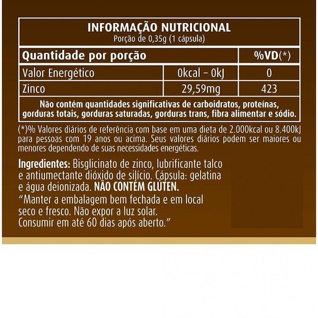 Zinco Quelato (60 caps) -